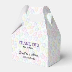 Ballotins Ballons arc-en-ciel coloré fête d'anniversaire con