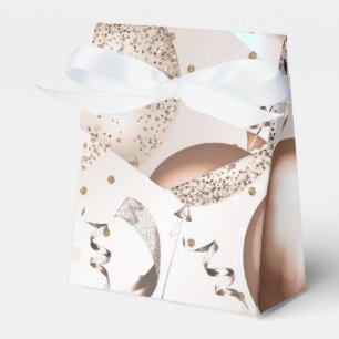 Ballotins Ballons de fête d'anniversaire Rose Gold Rose Pail