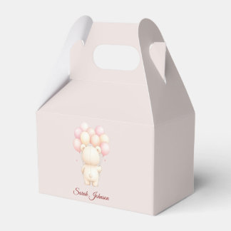 Ballotins Ballons Ourson Aquarelle Baby Shower