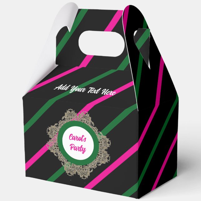 Ballotins Ballotin 5 Black(Pink Green) RFPMDesigns ©️ 2024 (Recto)