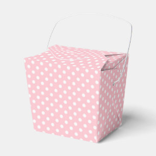 Ballotins Ballotin à points polka rose pâle et blanc