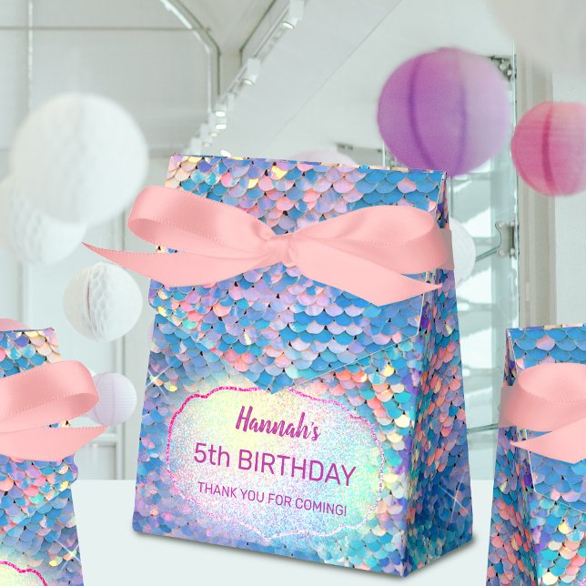 Ballotins ballotin anniversaire de enfant pastel mermaid (Créateur téléchargé)