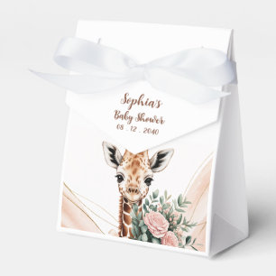 Ballotins Ballotin Baby shower de  rose Floral Giraffe