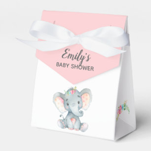 Ballotins Ballotin Baby shower éléphant (fille)