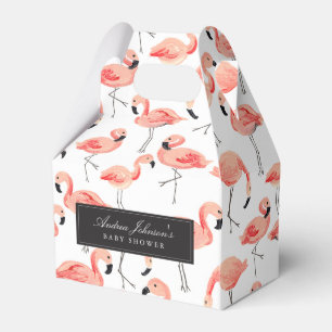 Ballotins Ballotin Baby shower Flamant rose