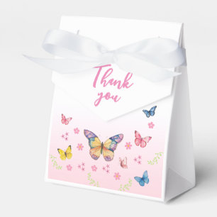 Ballotins Ballotin Baby shower papillon rose et lunaire