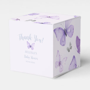 Ballotins Ballotin Baby shower papillon violet