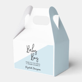 Ballotins Ballotin bébé bleu et blanc personnalisé