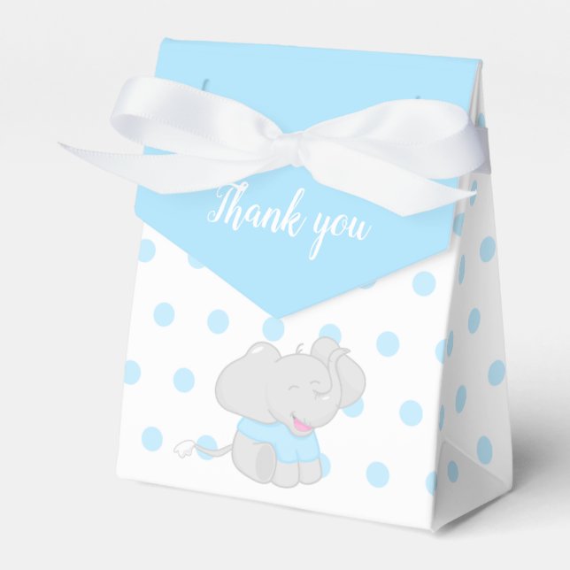 Ballotins Ballotin bleu doux avec éléphant (Verso)