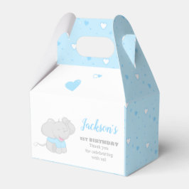 Ballotins Ballotin bleu doux avec éléphant