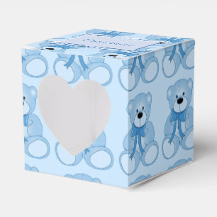 Ballotins Ballotin bleu mignon de coeur de motif d'ours de