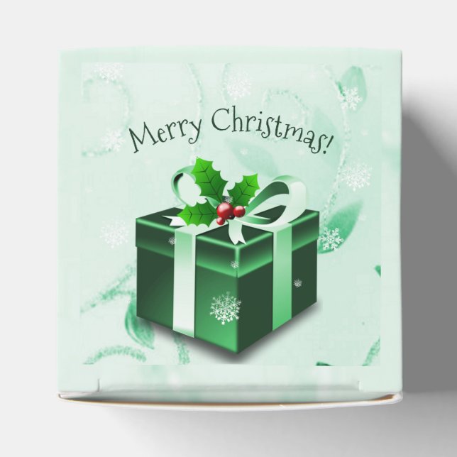 Ballotins Ballotin cadeau de Noël vert (Haut)