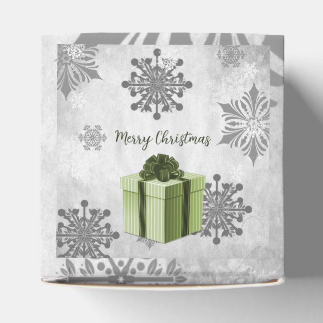 Ballotins Ballotin cadeau de Noël vert (Haut)