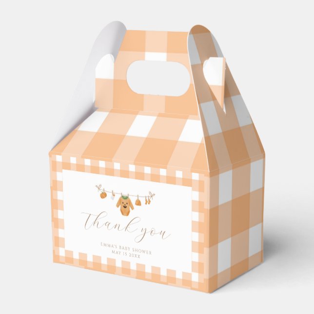 Ballotins Ballotin citrouille Baby shower (Verso)