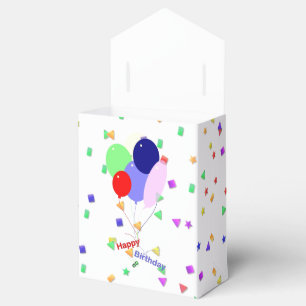 Ballotins Ballotin coloré des ballons d'anniversaire heureux