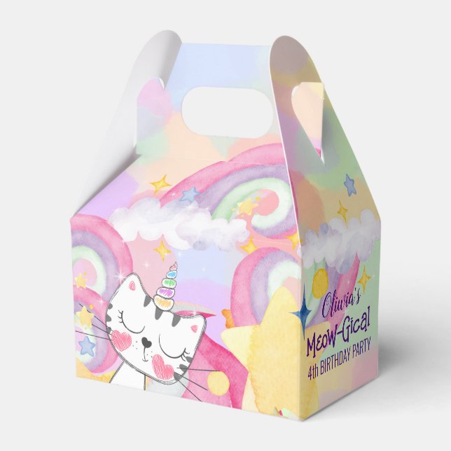 Ballotins Ballotin d'anniversaire de caticorn mélodieux (Verso)