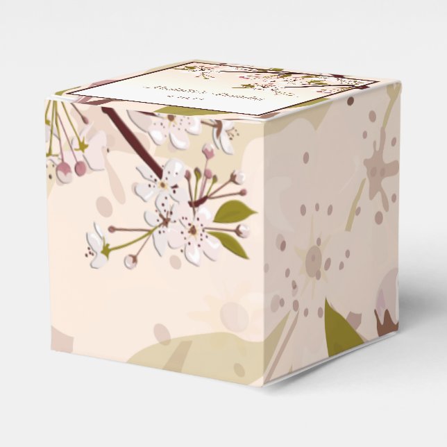 Ballotins Ballotin d'anniversaire de la fleur de cerisier du (Verso)