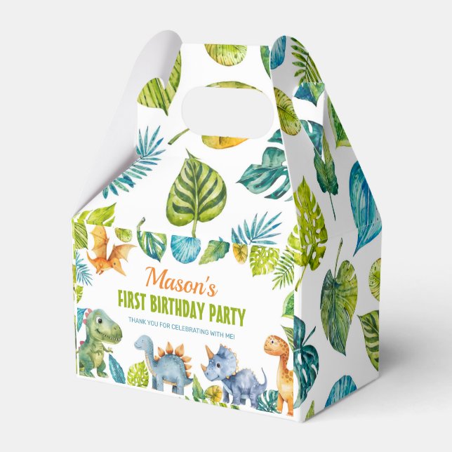 Ballotins Ballotin d'anniversaire des dinosaures (Verso)