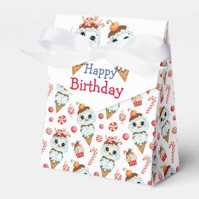 Ballotins Ballotin d'anniversaire d'hiver doux (Verso)