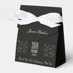 Ballotins Ballotin d'anniversaire noir classique