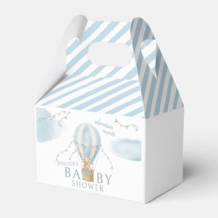 Ballotins Ballotin de baby shower à montgolfière Teddy bear
