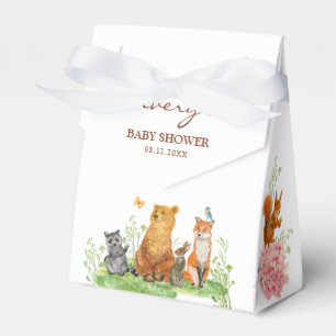 Ballotins Ballotin de Baby shower d'animaux de forêt d'aquar