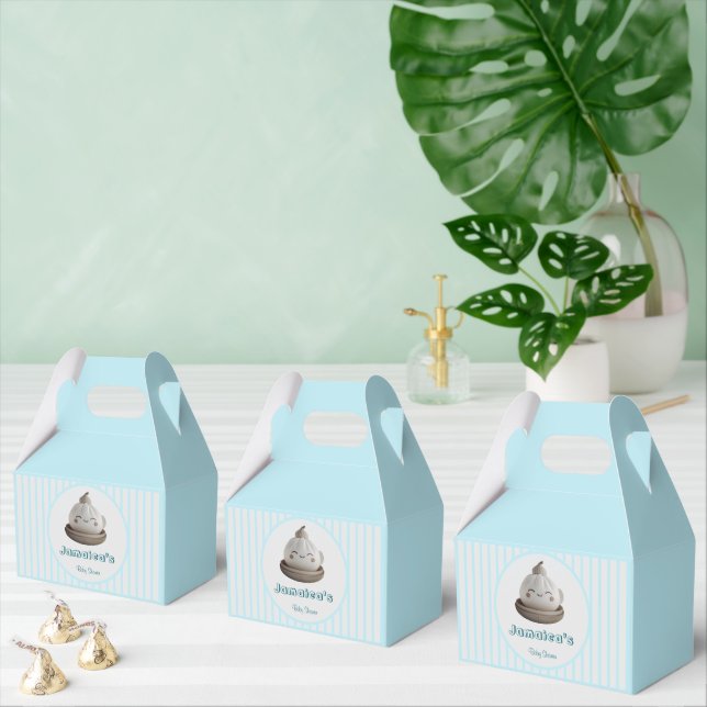 Ballotins Ballotin de Baby shower de Dumpling bleu (Multiple)