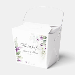 Ballotins Ballotin de Baby shower de lavande vert pourpre