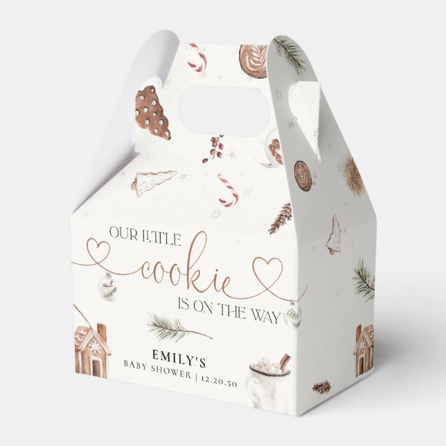 Ballotins Ballotin de Baby shower de Noël cosy (Verso)