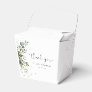 Ballotins Ballotin de Baby shower de verdure fleurie Eucalyp