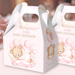 Ballotins Ballotin de Baby shower d'ours rose fille