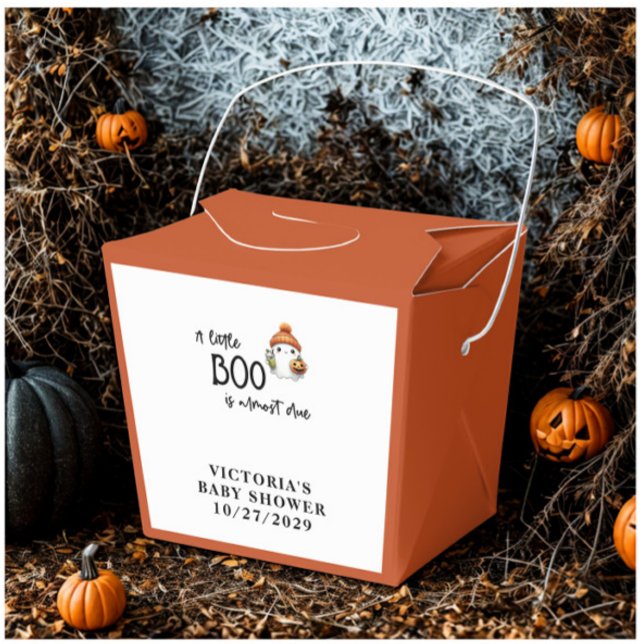 Ballotins Ballotin de Baby shower Halloween Little Boo (Créateur téléchargé)