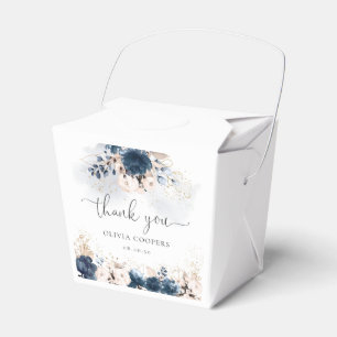 Ballotins Ballotin de Baby shower Rose bleu et poussiéreux d