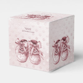 Ballotins Ballotin de chaussures pour bébés roses