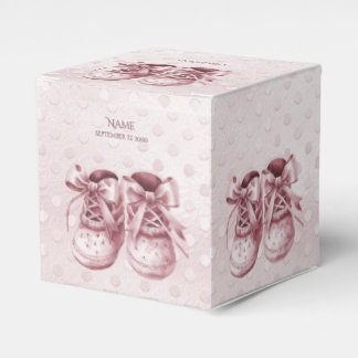Ballotins Ballotin de chaussures pour bébés roses