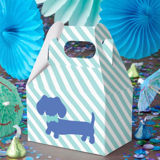 Ballotins Ballotin de Cravate de la  Blue Dachshund (Fête)