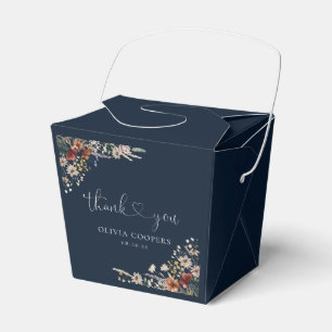 Ballotins Ballotin de Fleur sauvage de Baby shower bleu minc