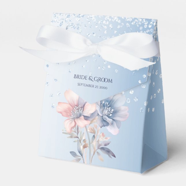 Ballotins Ballotin de fleurs rose bleue (Verso)