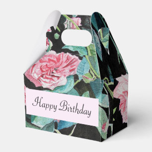 Ballotins Ballotin de gâteau d'anniversaire Shabby Rose Ros
