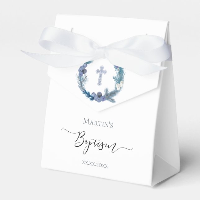 Ballotins ballotin de la couronne de baptême d'hiver (Verso)