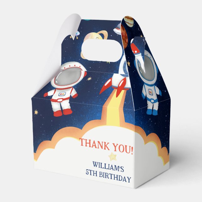 Ballotins Ballotin de la fête d'anniversaire de l'astronaute (Verso)