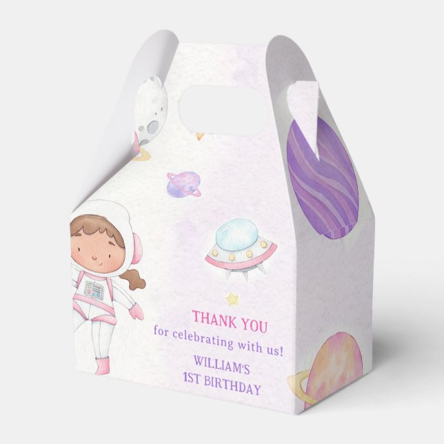 Ballotins Ballotin de la fête d'anniversaire de l'astronaute (Verso)