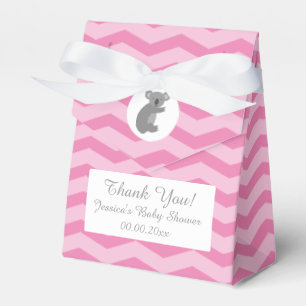 Ballotins ballotin de l'ours koala, chevron gris rose