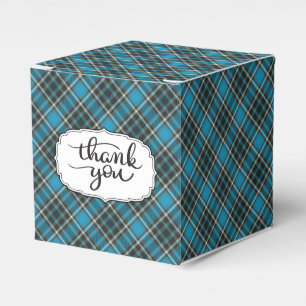 Ballotins Ballotin de Merci bleu Tartan Plaid
