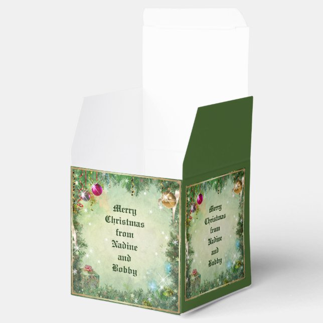 Ballotins Ballotin de Noël personnalisable (Ouvert)