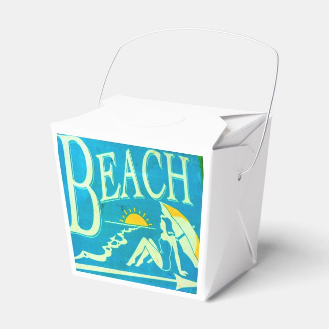 Ballotins ballotin de plage bleu (Verso)