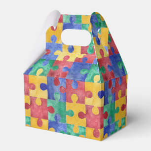 Ballotins Ballotin de puzzle d'aquarelle de sensibilisation