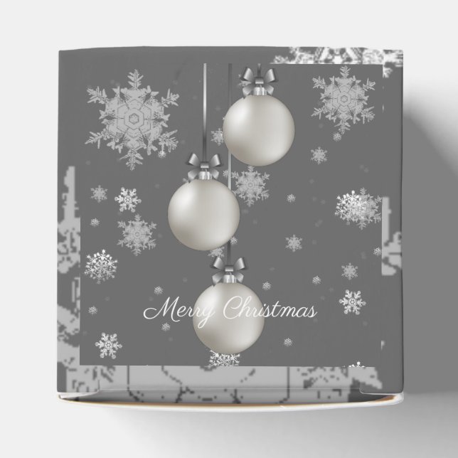 Ballotins Ballotin des ornements de Noël en argent (Haut)