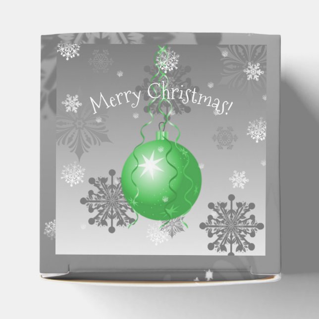 Ballotins Ballotin d'ornement de Noël Fancy verte (Haut)