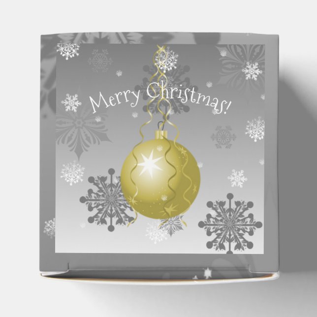 Ballotins Ballotin d'ornement de Noël Gold Fancy (Haut)